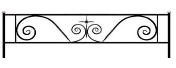 Производство и установка могильных оград в Ейске, ограды на кладбище под ключ с монтажом