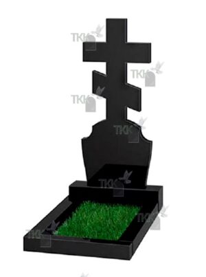 Памятник в форме креста на основании с заужением №11