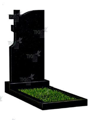 Памятник с крестом и изящным изгибом №13